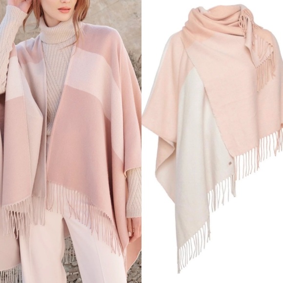 NWT with defect soia & kyo mirel woven scarfigan with fringe one size womens - Picture 1 of 8